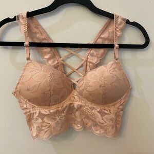 Pink Victoria’s Secret Push Up Bra Women Size S